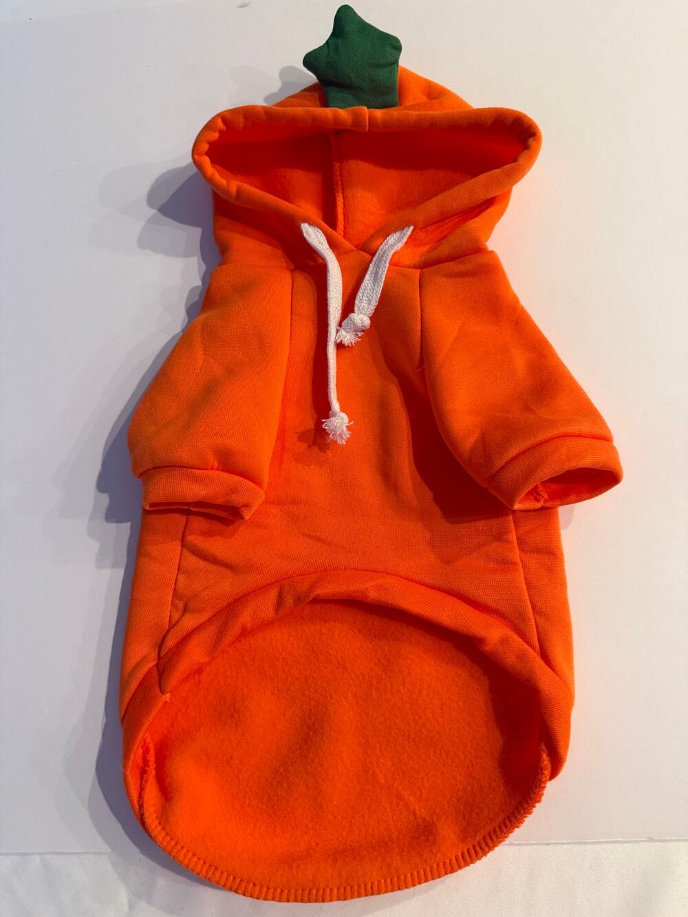 Carrot Costume Dog Hoodie Sweater - Miniature Dogs Size Med